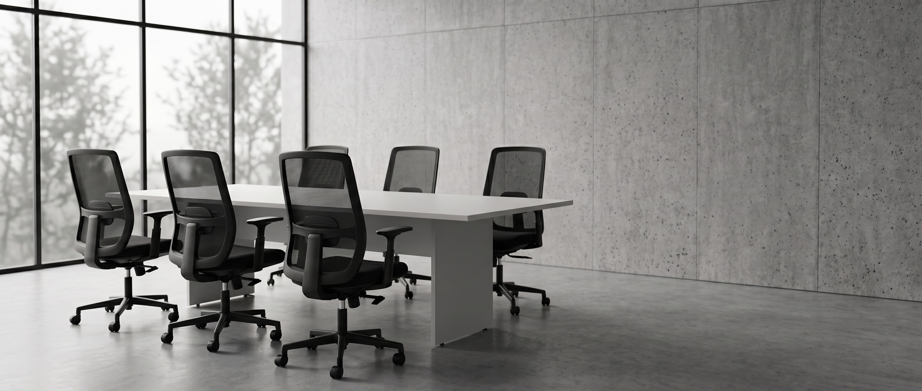 Sala de reunión con equipamiento directivo
